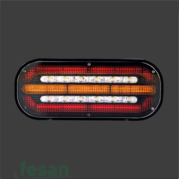 BAD 308 12V STOP LAMBA LEDLİ 4 FONKSİYON AKAR ELİPS