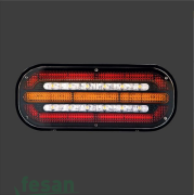 BAD 308 12V STOP LAMBA LEDLİ 4 FONKSİYON AKAR ELİPS