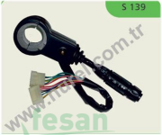 FK 2220 SİNYAL KOLU CHRYSLER 250 950 HİNO 14 FİŞLİ BEYAZ EM SOKET FAR ANAHTARI ÜZERİNDE