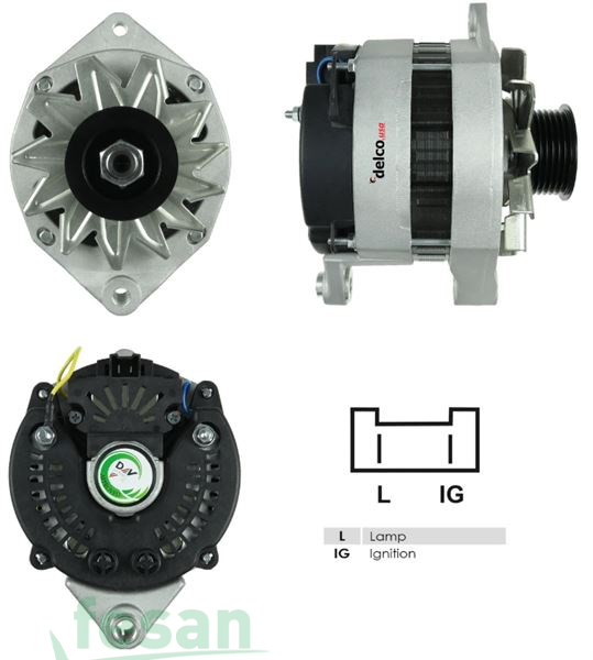 VALEO DLA840 12V ALTERNATÖR RENAULT CLİO EXPRESS 1.9 DİZEL MOTOR 1990-1997 90AHM