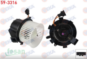 59-3316 12V KALORİFER MOTORU PEUGEOT 407 2004-2011 CİTROEN C5 III 2008-2015 356W