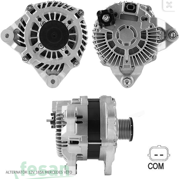 WUTSE ALT 20575 MİTSUBİSHİ 12V ŞARJ DİNAMOSU MERCEDES VİTO 109CDİ 111CDİ 1.6L 2014> 185AHM