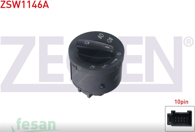 ZSW1146A FAR ANAHTARI PASSAT B6 JETTA GOLFV 10F ARKA ÖN SİSLİ