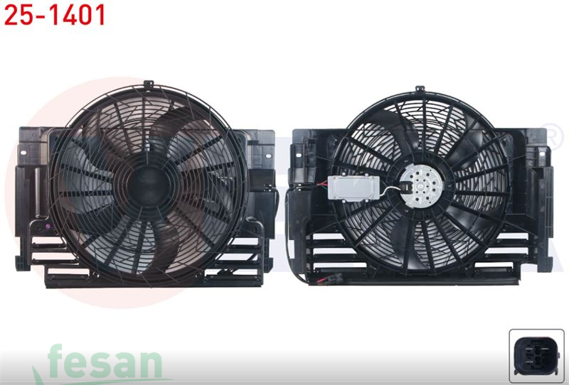 25-1401 12V FAN MOTORU BMW X5 E53 3.0 3.İ 4.4İ 4.6 4.8İ 2000-2007