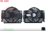 25-1401 12V FAN MOTORU BMW X5 E53 3.0 3.İ 4.4İ 4.6 4.8İ 2000-2007