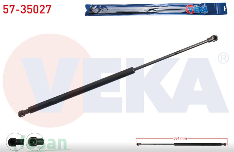 57-35027 AMORTİSÖR BAGAJ RENAULT MEGANE IV GRANDTO UR 2016> 534MM/575N