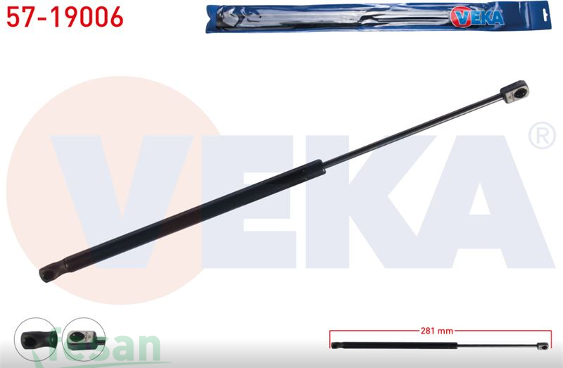 57-19006 AMORTİSÖR BAGAJ FORD FOCUS I 4 KAPI 1998-2004 281MM/420N