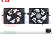 25-1405 12V FAN MOTORU BMW 5SERİ E60 5.20İ 5.25İ 5.30İ AC MT 2003-2010 TEKLİ