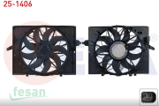 25-1406 12V FAN MOTORU BMW 5SERİ E60 5.20İ 5.25D 5.30D 5.35D 5.45İ AC T 2003-2010/6 E63 6.30 İAC AT 2004 7 E65 7.45İ AC+A-T 2001-2009