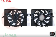 25-1406 12V FAN MOTORU BMW 5SERİ E60 5.20İ 5.25D 5.30D 5.35D 5.45İ AC T 2003-2010/6 E63 6.30 İAC AT 2004 7 E65 7.45İ AC+A-T 2001-2009