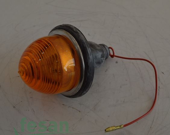 903442025C-S İLKSAN MF135 MASSEY FERGUSON 135 ÖN SİNYAL CAMI YUVARLAK SARI LASTİK GEÇMELİ LAMBA İÇİN STOPPLAS 02090C İLKSAN
