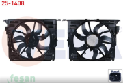 25-1408 12V FAN MOTORU BMW 5SERİ F10 5.20D M-T 5.25D XDRİVE 5.30D 2010 F12 6.40İ M-T 2011 7SERİ F01 F02 F03