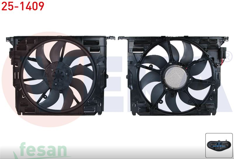 25-1409 12V FAN MOTORU BMW 5SERİ F10 5.20D 5.25D 5.30D 2010 7SERİ F01 F02 F03 F04 7.30D 7.50İ 2009 TEKLİ 850W