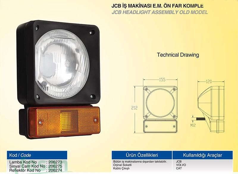 206275 ÖN SİNYAL CAMI EM JCP