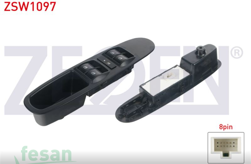 ZSW1097 ANAHTAR CAM İND/KAL FİAT PUNTO SOL 8F EVO 2009-2012 KASALI