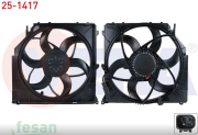 25-1417 12V FAN MOTORU BMW X3 E83 2.0 2.0D 2.5 3.0 2004-2010 400W TEKLİ