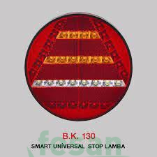 BK 130 STOP GV LAMBASI ÜNİVERSAL YOL İŞARETLİ KIRMIZI YUVARLAK