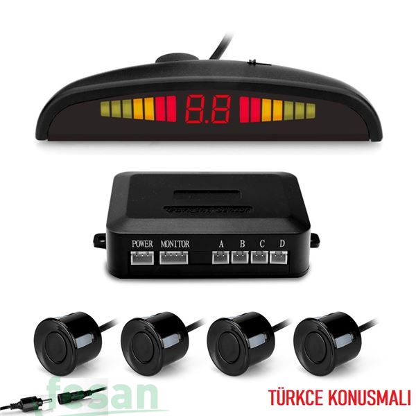 11 1030A PARK SENSÖRÜ TÜRKÇE KONUŞMA SİYAH 22MM