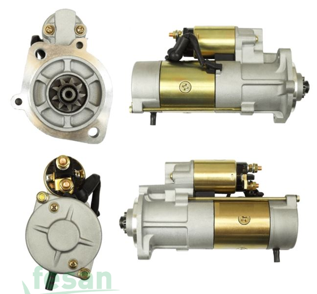 MITSUBISHI DLS2730 12V MARŞ MOTORU TCM FORKLİFT V3300TE MOTOR 2007 MX130X BACKHOEL LOADER 2007> 9DİŞ 3.0KW