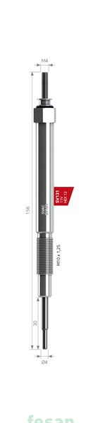 SVAC SV131  000  11V ISITMA BUJİSİ MAZDA 3 6 CX7