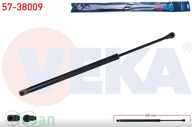 57-38009 AMORTİSÖR BAGAJ SEAT İBİZA ST SW 2010> 485MM/645N