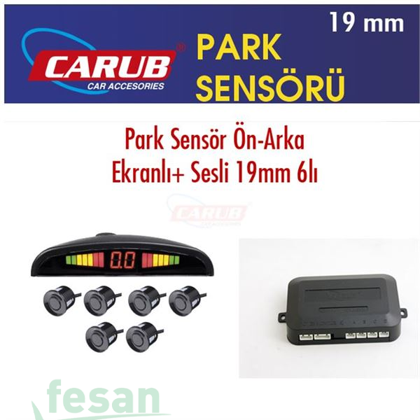 1004011 12V PARK SENSÖRÜ GÖSTERGELİ 6LI