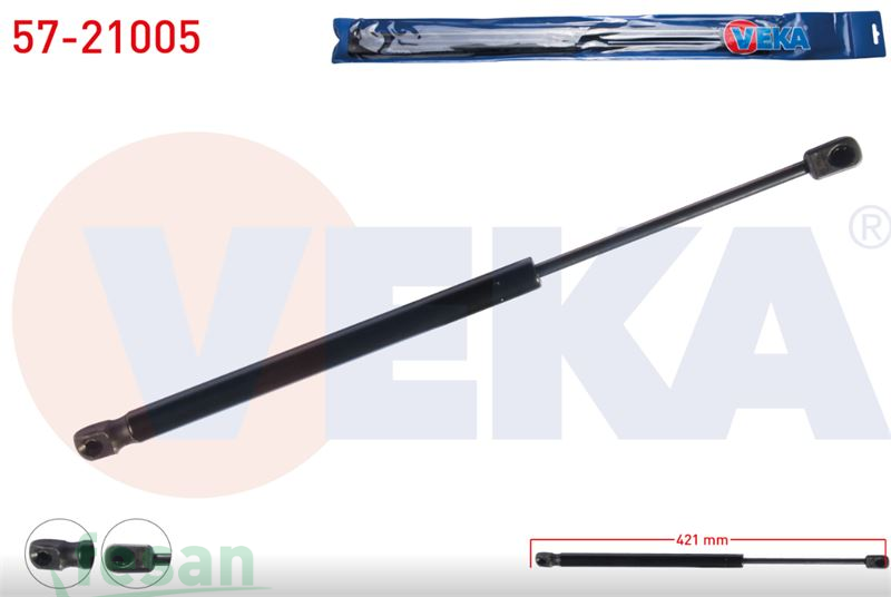 57-21005 AMORTİSÖR BAGAJ HYUNDAİ İ20 2008-2012 421MM/450N