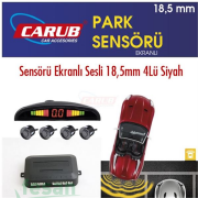 0015911 PARK SENSÖRÜ EKRANLI SESLİ 18.5M SİYAH