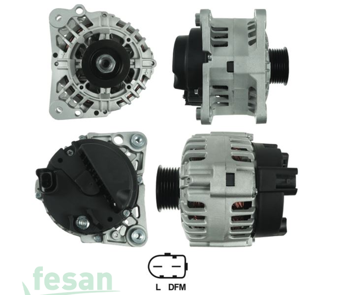 VALEO DLA8610 12V ALTERNATÖR VW POLO 1.2 2001-2009 FABIA/SEAT IBIZA 1.2 90AHM