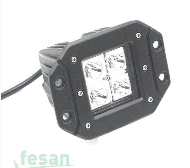 3010599 9-36V ÇALIŞMA LAMBASI OFF ROAD 4LED 12×9X7 DİKDÖRTGEN