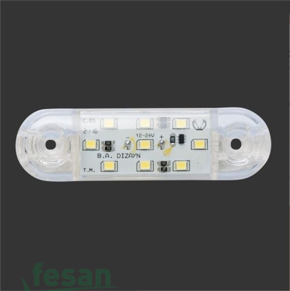 BAD 202 PARMAK GENİŞ LAMBA 9LED BEYAZ