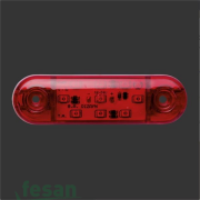 BAD 202 PARMAK GENİŞ LAMBA 9LED KIRMIZI