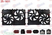 25-1831 12V FAN MOTORU FİAT DUCATO 2.2JTD 2021> KOMPLE