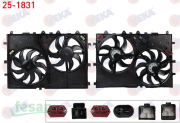25-1831 12V FAN MOTORU FİAT DUCATO 2.2JTD 2021> KOMPLE