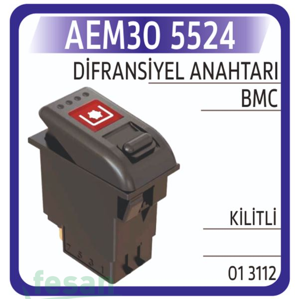 30 5524 ANAHTAR BMC PROFESYONEL YM 4 DİNGİL KİLİT OTOKAR