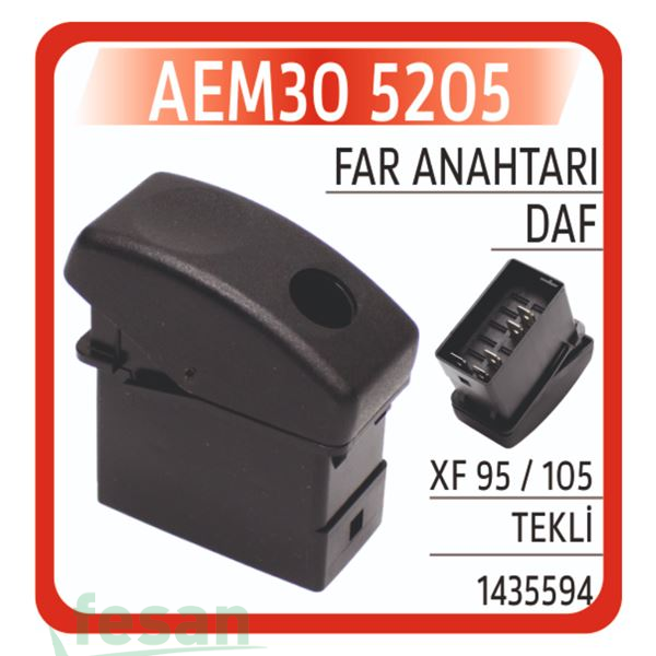 30 5205 ANAHTAR CAM İND/KAL DAF XF95 XF105 R TEKLİ