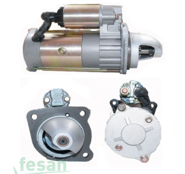 MITSUBISHI DLS1230 24V MARŞ MOTORU CUMMINS 6BT DF153 CASE 1150 VOLAND 88MM DİŞLİ KAFASI 32MM DELİK ARALIGI 89×89X127MM FIRLATMA 46MM 10DİŞ 5.5KW