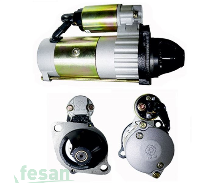 MITSUBISHI DLS1238 24V MARŞ MOTORU HUANGONG WEICHA DRAGON 6A VOLAND 75MM DİŞLİ KAFASI 39MM DELİK ARALIGI 110MM FIRLATMA 19MM 11DİŞ 5.5KW