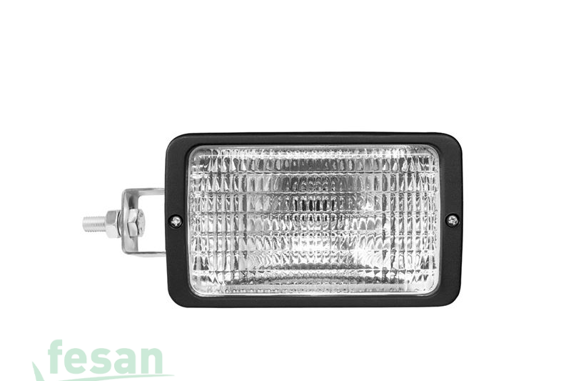 7254771 KABİN ÖN FAR YAN BAĞLANTI DİKDÖRTGEN BUZ CAMLI SİYAH PLASTİK R-L