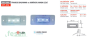 YP-99 BASAMAK LAMBASI LED MERCEDES TRAVEGO MAVİ