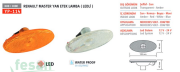 YP-114LED ÇAMURLUK SİNYAL LAMBASI MASTER SARI R-L KR-403 521240 2010> YP-114