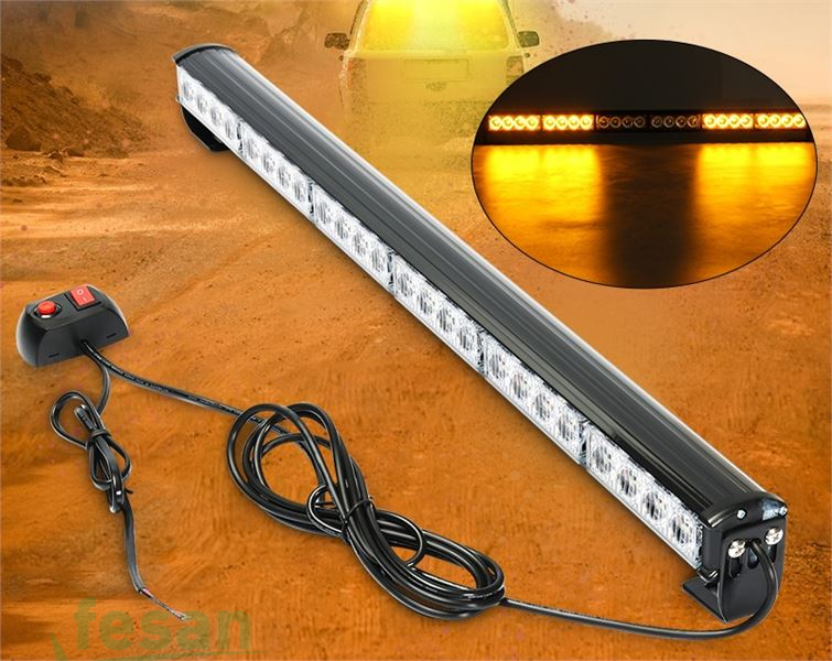 LLB-F90 12-24V TEPE LAMBASI ÇAKAR 90CM SARI SARI 32LED