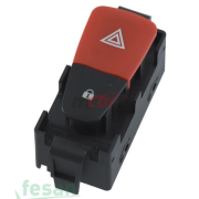 AN765 ANAHTAR 4LÜ FLAŞÖR  MERKEZİ KİLİT MEGANE III 6F KIRMIZI