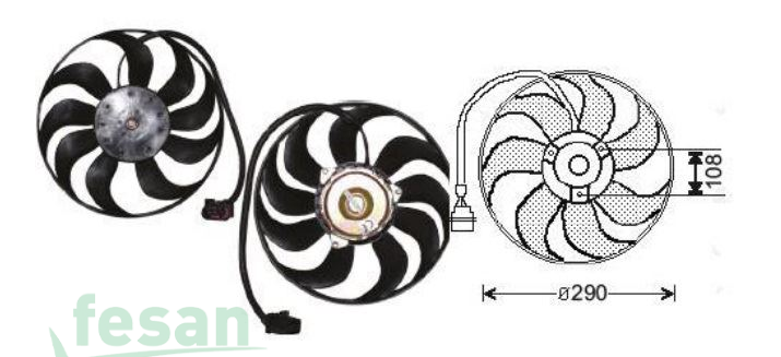 83189 12V FAN MOTORU VW SEAT İBİZA CORDOBA SKODA