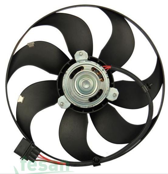 83187 12V FAN MOTORU VW POLO 1995-2000 SKODA FABİA 2000-2004 7KANAT 345MM 250/60W