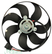 83187 12V FAN MOTORU VW POLO 1995-2000 SKODA FABİA 2000-2004 7KANAT 345MM 250/60W