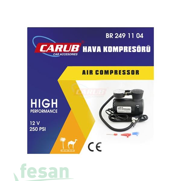 2491017 12V HAVA KOMPRESÖRÜ SİYAH IŞIKSIZ METAL