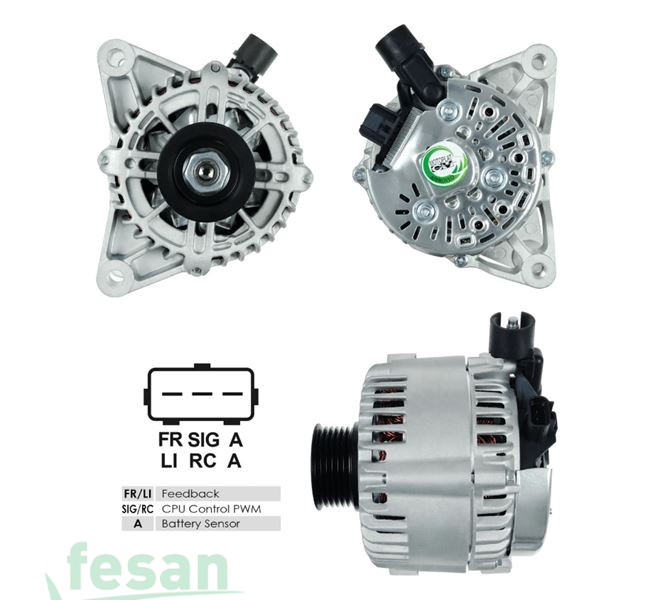 VISTEON DLA9854 12V ALTERNATÖR FORD FIESTA V 1.4TD FUSION 1.4TDCI 2001-> MAZDA 2 1.4CD 2003 -> 85AHM