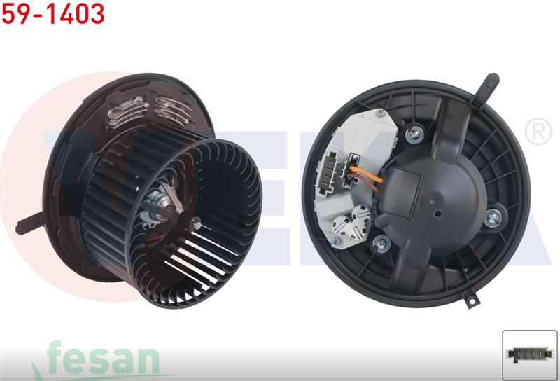 59-1403 12V KALORİFER MOTORU BMW S.1 E87 S.3 E90 2006-2011