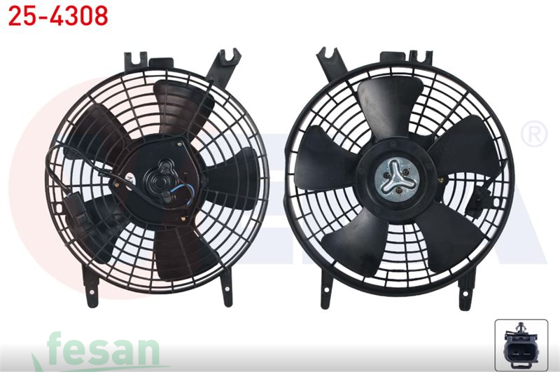 25-4308 12V FAN MOTORU KLİMA TOYOTA COROLLA E10 AE101 1995-1997